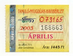 Bkv pass April 2003
