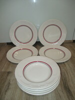 Ternana ceramic Italian 8-piece plate set