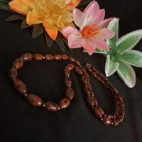 Old porcelain string of beads