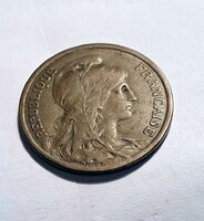 France 1916. 10C bronze, Madrid mint
