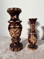 Szekely wooden vases