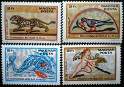 S3285-8 / 1978 stamp day - Pannonian mosaics stamp set post clear