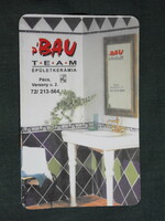 Card calendar, p'bau team building ceramics, tile shop, Pécs, 2002, (6)