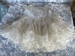 Beautiful foamy white petticoat with elastic waist