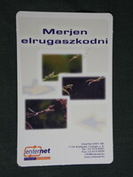 Kártyanaptár, Enternet, internet szolgáltató, Budapest, 2002, (6)