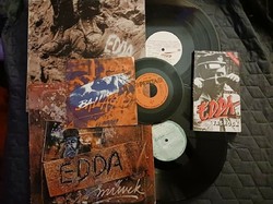 Edda művek 2db nagylemez+1db kislemez+1db könyv