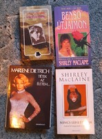 4 books: biographies of film actresses
