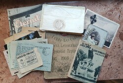 Lot of miscellaneous old paper, 1900-1946