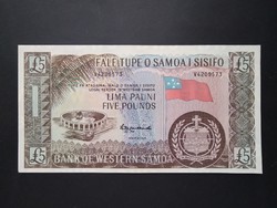 Nyugat-Szamoa 5 Pounds 2020 Unc emlékbankjegy
