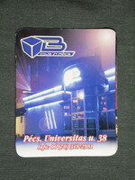 Card calendar, smaller size, b52 disco club, Pécs, 2003, (6)