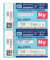 Bkv pass February 2011 serial number in 2 pairs