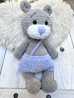Crocheted teddy bear
