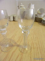 3 Db Likörös üveg pohár
