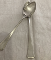 Pair of silver teaspoons / 800 delicacy