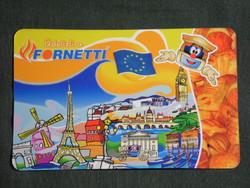 Card calendar, Fornetti bakery, Kecskemét, igal, graphic designer, advertising figure, 2004, (6)