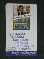 Card calendar, element system shelf store, Pécs, 2004, (6)
