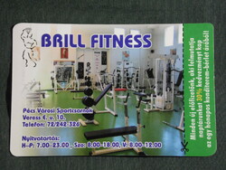 Card calendar, brill fitness, Pécs sports hall, 2004, (6)