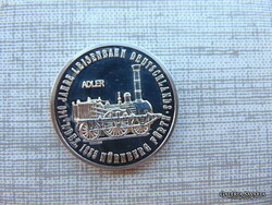 Locomotive silver commemorative medal 16.63 Grams 100% silver