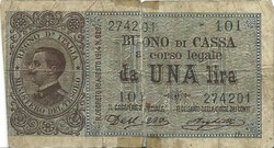 1 Lira 1914 Italy