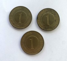 1 Tolar Slovenia 1 tolar 1995 (3 pieces)