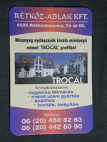Card calendar, rétköz window co., Ltd., plastic window and door factory, rétközberencs, 2004, (6)