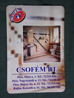 Card calendar, csofém fine fittings trade, faucet, sink, bathroom, 2004, (6)