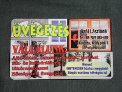 Card calendar, Gaál Lászlóné glass, Kisvárda, 2004, (6)
