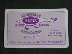 Card calendar, netta lingerie store, Pécs, graphic designer, liba, 2004, (6)