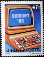 S3736 / 1985 comnet stamp postal clear
