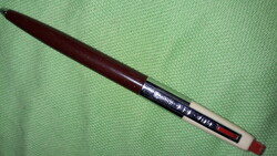 1970. Ico 70 scripto stationery factory 1st Generation, white-burgundy dual-function ballpoint pen as shown in the pictures