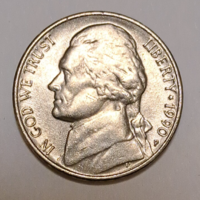 1990. US 5 cents (493)