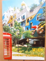 Futott képeslap: Hundertwasserhaus Bécs