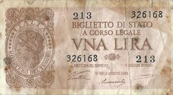 1 Lira 1944 Italy 3.