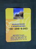 Card calendar, smaller size, Mecsek plaza, boulder-k2 climbing wall room, Pécs, 2005, (6)