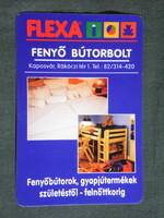 Kártyanaptár, Flexa fenyő bútorbolt, Kaposvár, 2004, (6)