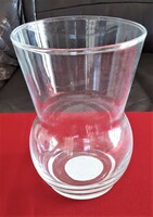 Wide mouth glass vase / decorative glass