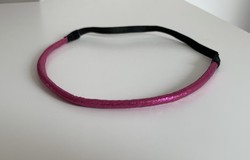 Zenner sport hairband headband hairband in lagerfeld pink color glitter