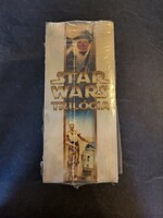 Star wars trilógia vhs-ek eredeti csomagolásban bontatlan fóliás