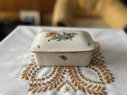 Herendi bonbonier, bouquet-patterned (Kitty)