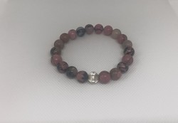 Rhodonite mineral bracelet