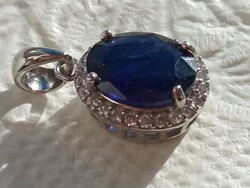 Sapphire 925 silver pendant