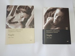 Miklós Radnóti's colonial fanni - diary 1935-1946 i-ii. - New, unread and flawless copy!!!