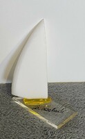 Retro Balaton souvenir plexiglass sailing yacht