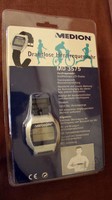 Fitness watch heart rate monitor activity meter