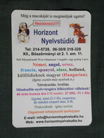 Card calendar, horizon language studio school, Budapest, 2004, (6)