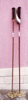 Vintage liljedahl bamboo ski poles in a pair. A rarity made in the 1960s