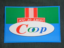 Kártyanaptár, Coop élelmiszer üzletek, 2004, (6)