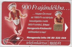 Hungarian telephone card 0934 2000 voicemail ods 4 100,000 pcs.