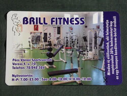 Card calendar, brill fitness room, Pécs sports hall, 2005, (6)