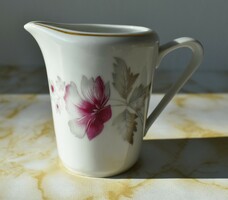 Retro lowland porcelain magnolia, flower pattern spout, milk spout